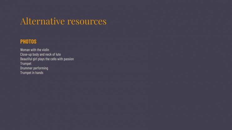 Classical Music presentation template