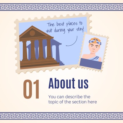 Modelo de apresentação Visite Atenas - Estratégia para mídias sociais