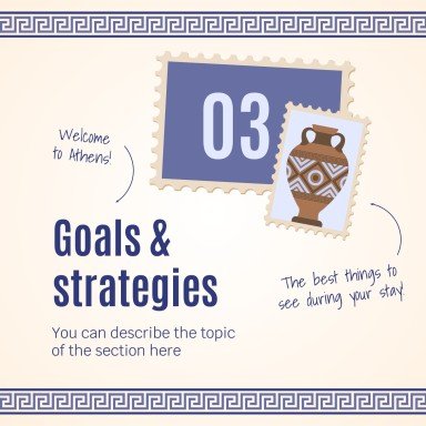 Modelo de apresentação Visite Atenas - Estratégia para mídias sociais