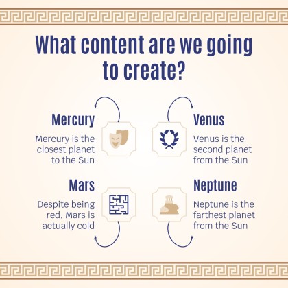 Modelo de apresentação Visite Atenas - Estratégia para mídias sociais