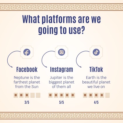 Modelo de apresentação Visite Atenas - Estratégia para mídias sociais