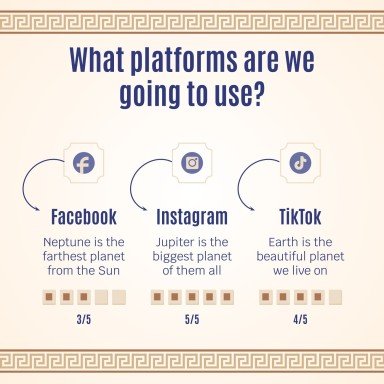 Modelo de apresentação Visite Atenas - Estratégia para mídias sociais