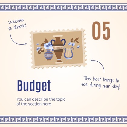 Modelo de apresentação Visite Atenas - Estratégia para mídias sociais