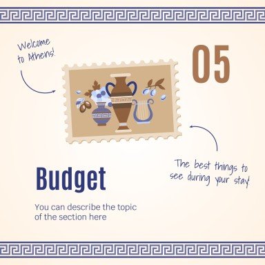 Modelo de apresentação Visite Atenas - Estratégia para mídias sociais