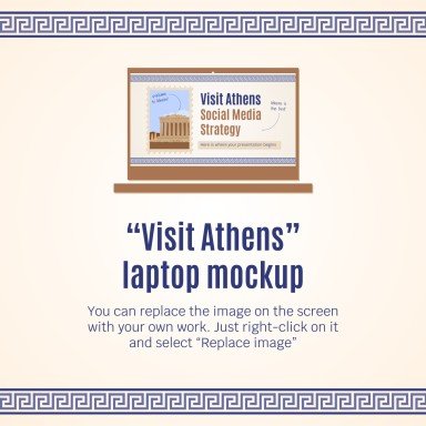 Modelo de apresentação Visite Atenas - Estratégia para mídias sociais