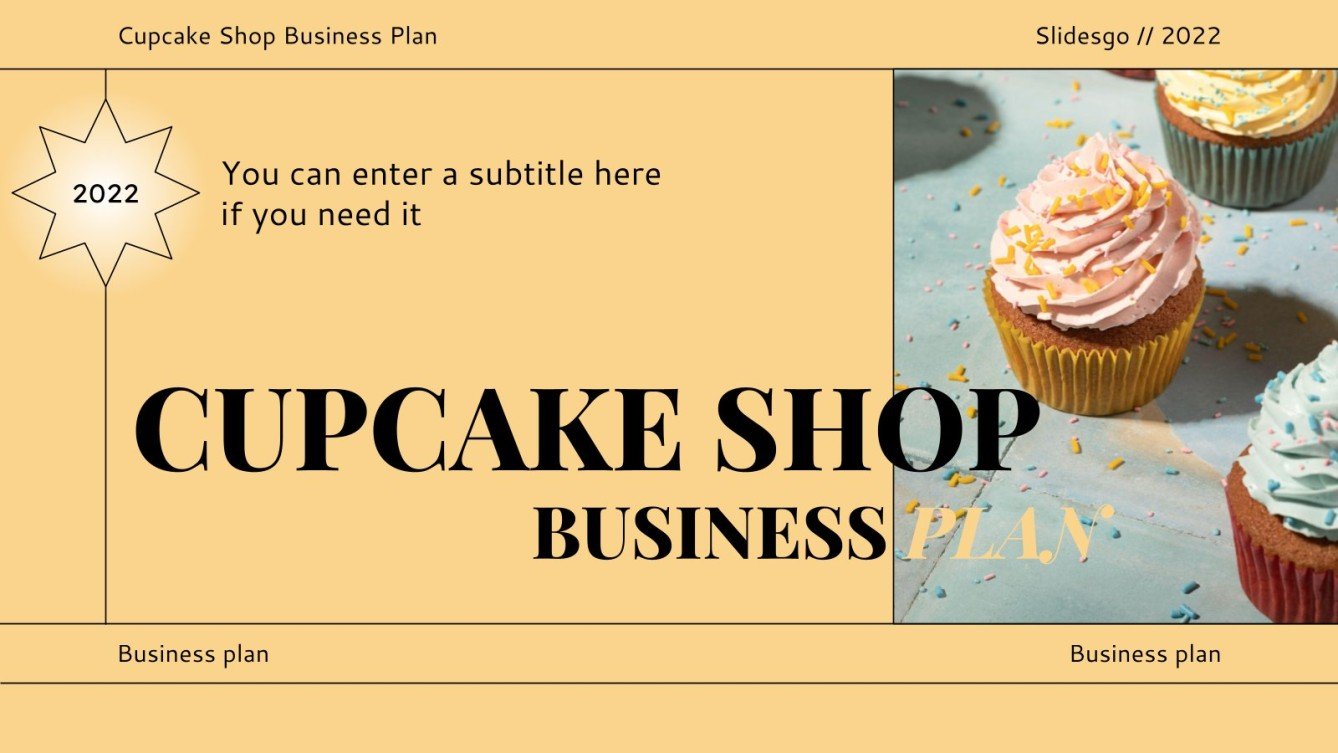 Cupcake Shop Business Plan Google Slides & PowerPoint