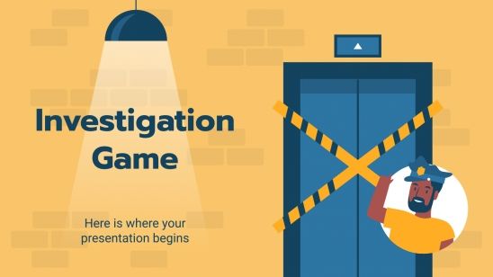 Investigation Game presentation template