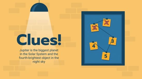 Investigation Game presentation template