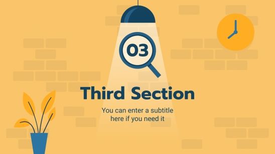 Investigation Game presentation template