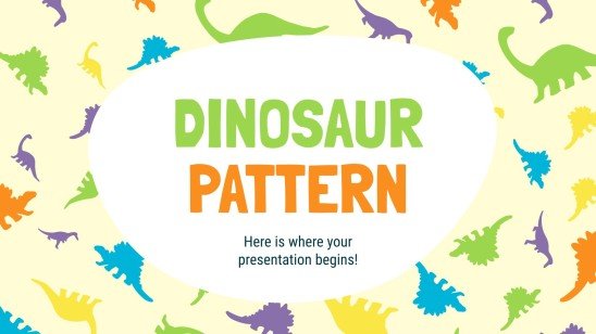 Free templates about dinosaurs for Google Slides & PowerPoint