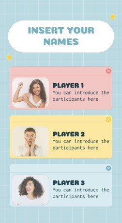 Funny Family Quiz presentation template 