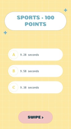 Funny Family Quiz presentation template 