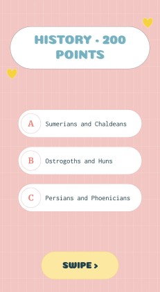 Funny Family Quiz presentation template 