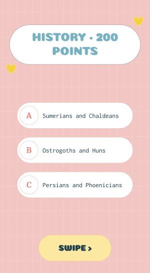 Funny Family Quiz presentation template 