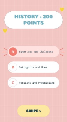 Funny Family Quiz presentation template 