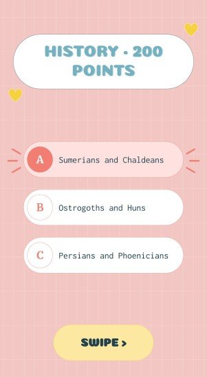 Funny Family Quiz presentation template 