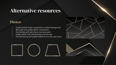 Darkle Slideshow presentation template 