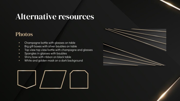 Darkle Slideshow presentation template 