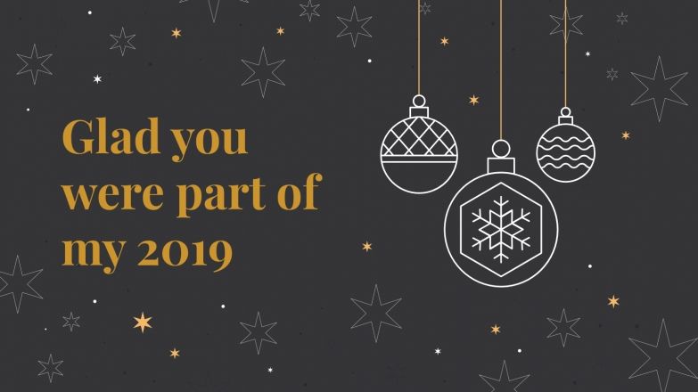 Elegant Christmas cards collection | Google Slides &amp; PPT
