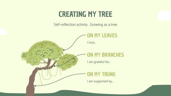 Parts & Types of Trees for Education presentation template 