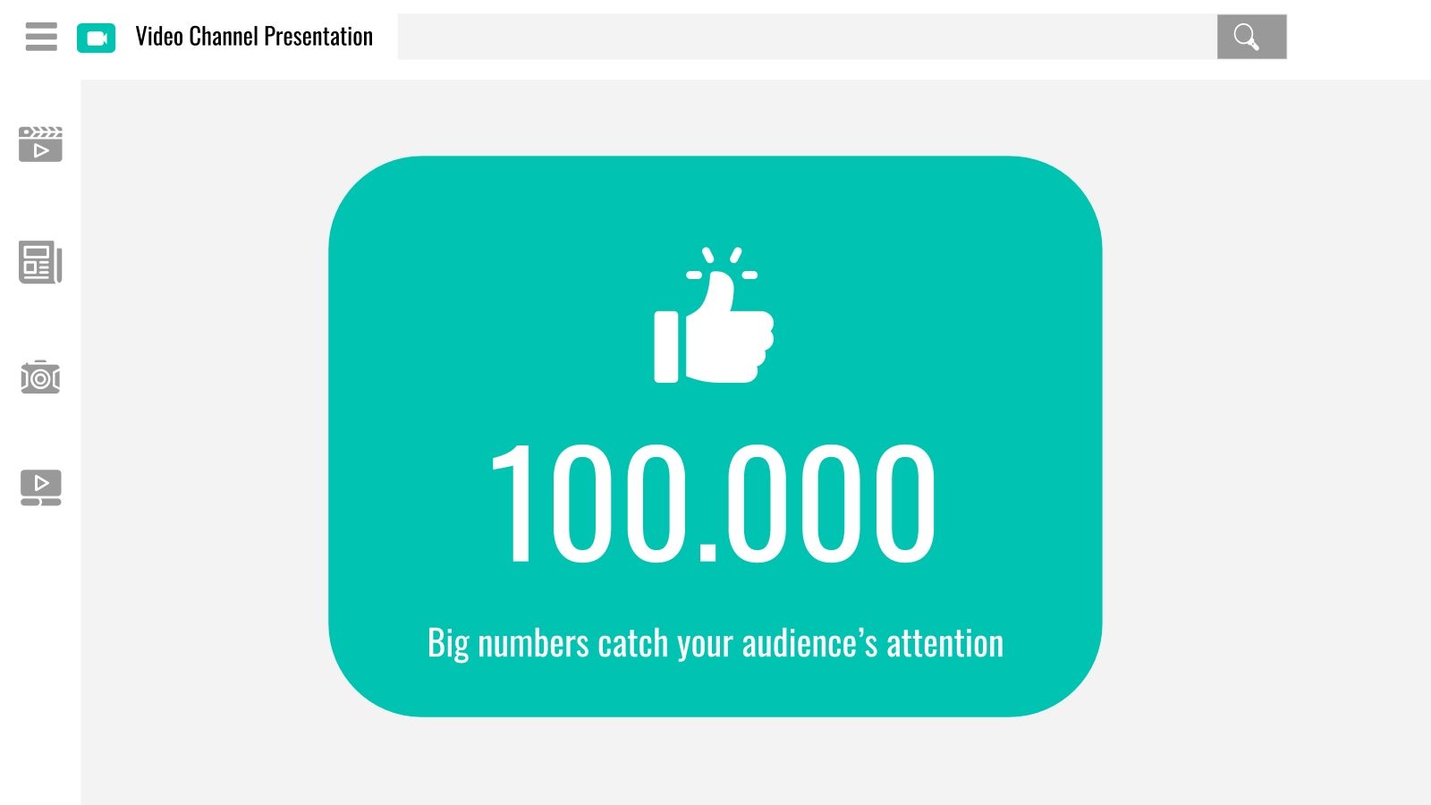 Video channel presentation Google Slides & PPT theme