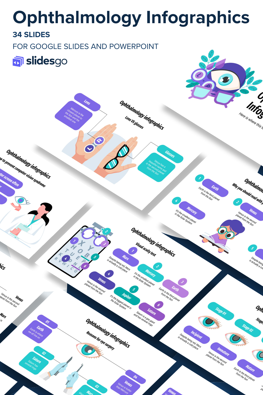 Ophthalmology Infographics Google Slides & PowerPoint