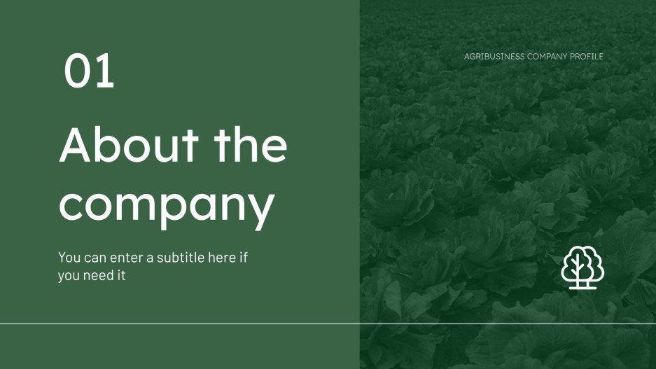 Agribusiness Company Profile Google Slides & PowerPoint