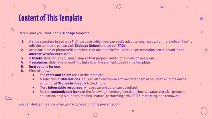 Physical sciences lesson presentation template