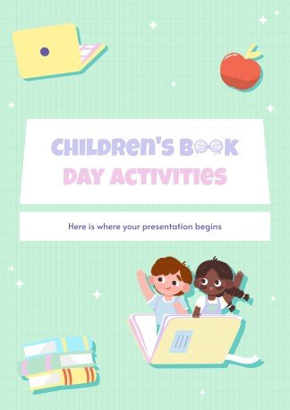 어린이책의 날 활동 프레젠테이션 템플릿
