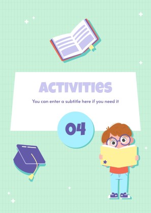 어린이책의 날 활동 프레젠테이션 템플릿