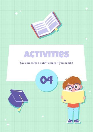 어린이책의 날 활동 프레젠테이션 템플릿