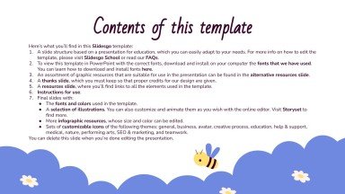 Classe de printemps : Activités pour les enfants Modèles de présentation