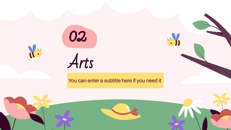 Classe de printemps : Activités pour les enfants Modèles de présentation