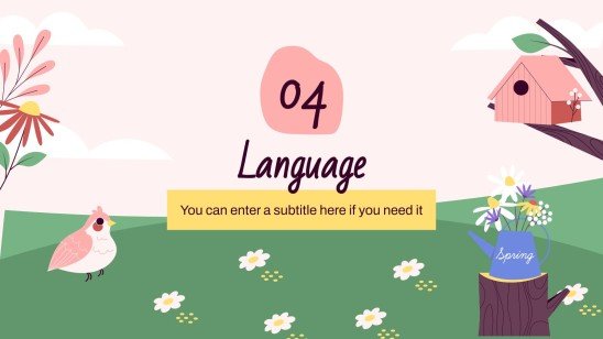 Classe de printemps : Activités pour les enfants Modèles de présentation