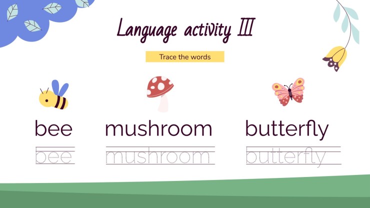 Classe de printemps : Activités pour les enfants Modèles de présentation