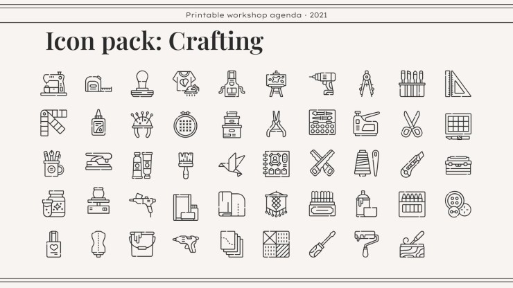 Workshop Agenda zum Ausdrucken Präsentationsvorlage