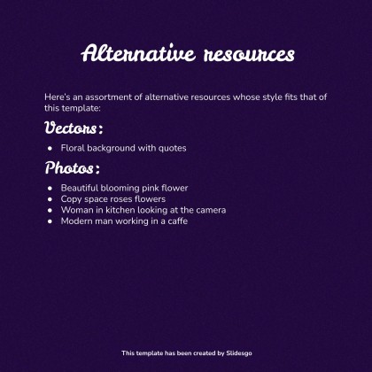 Plantilla de presentación Reunión floral geométrica