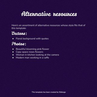 Plantilla de presentación Reunión floral geométrica