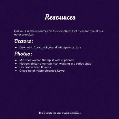 Plantilla de presentación Reunión floral geométrica