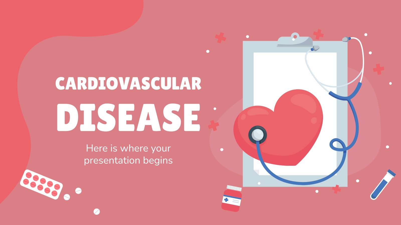 Maladies cardiovasculaires Modèles de présentation