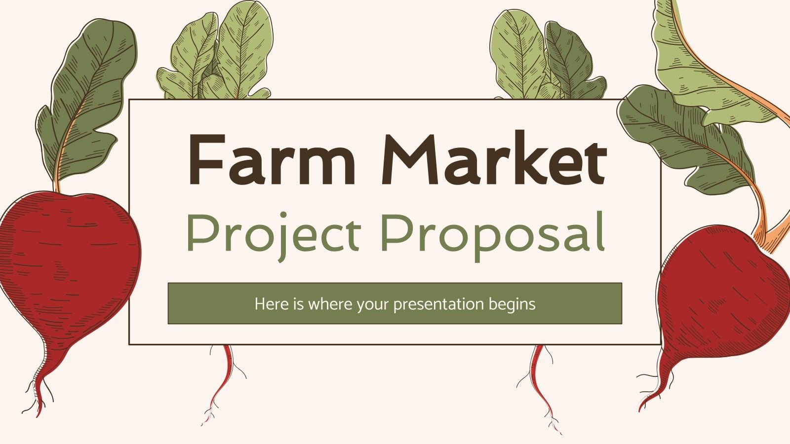 Free Google Slides & PowerPoint templates about vegetables