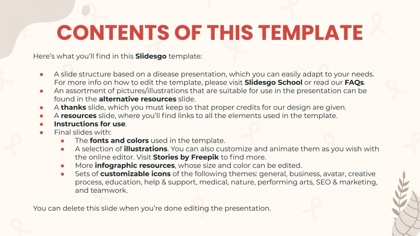 HIV disease | Template for Google Slides and PowerPoint