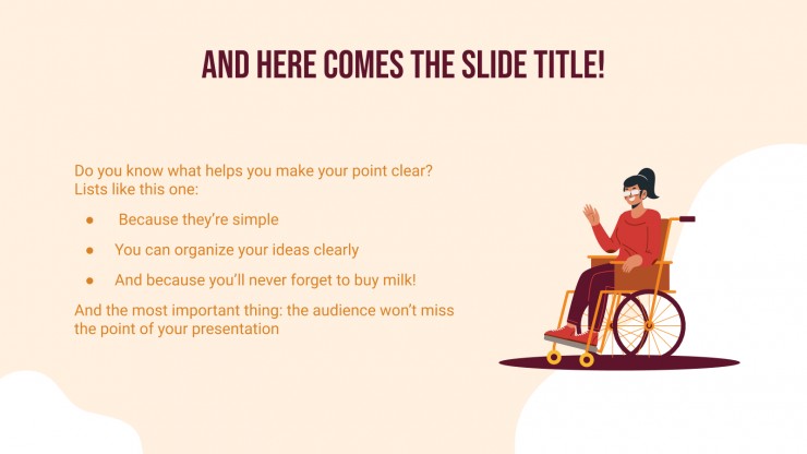 International Day Of People With Disabilities presentation template