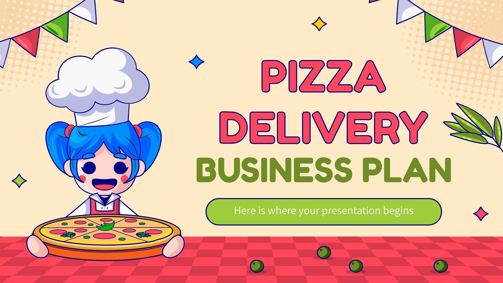 Pizza Delivery Business Plan | Google Slides &amp; PPT