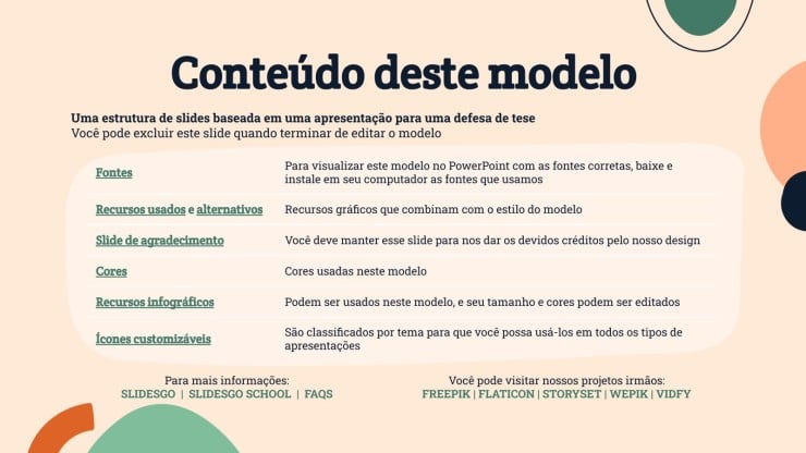 Brazilian Literature Thesis presentation template 