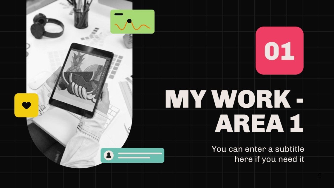 Lead Designer Portfolio Google Slides & PowerPoint template