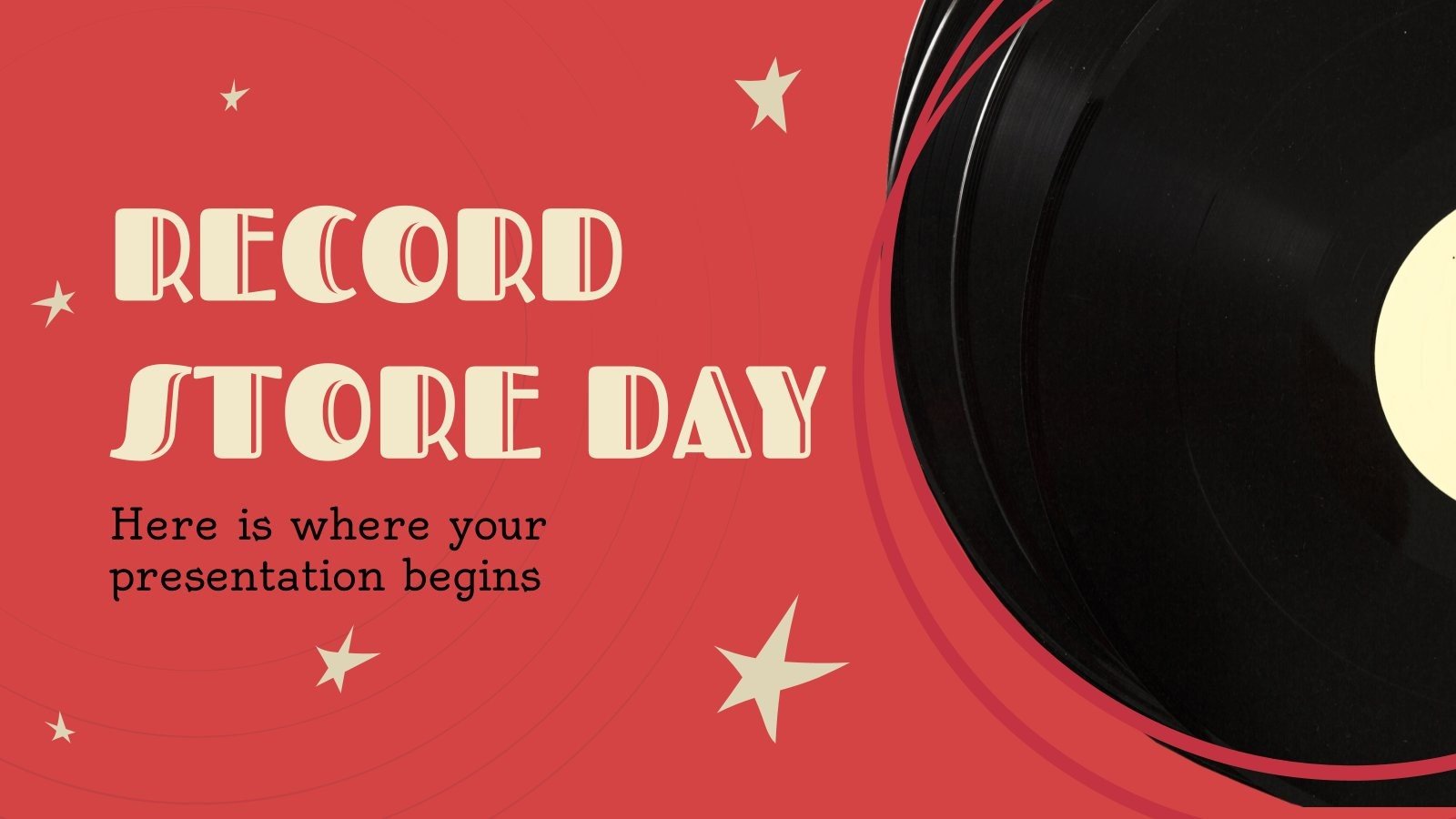 Record Store Day | Template for Google Slides and PowerPoint