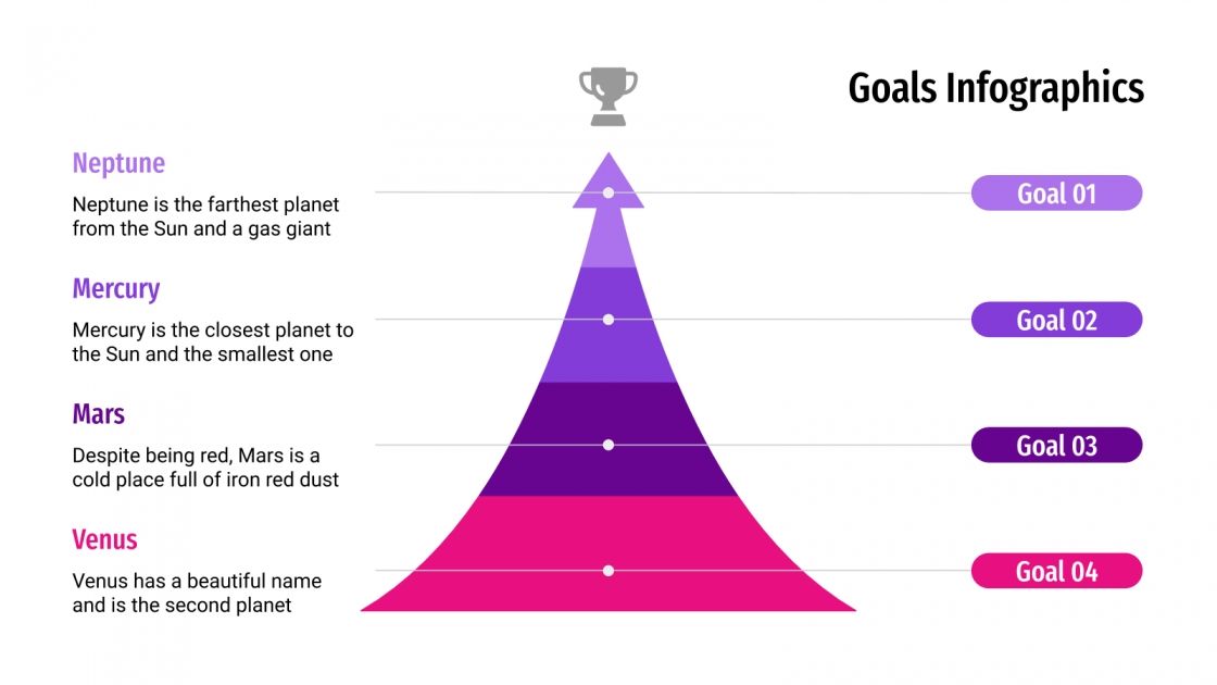 Free Goals Infographics for Google Slides and PPT