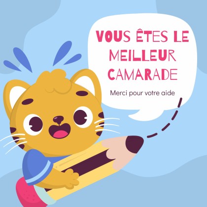 초등학생을 위한 인쇄 가능한 귀여운 인사말 카드 모음 프레젠테이션 템플릿