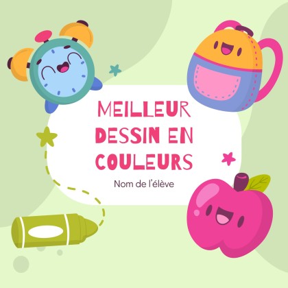 초등학생을 위한 인쇄 가능한 귀여운 인사말 카드 모음 프레젠테이션 템플릿